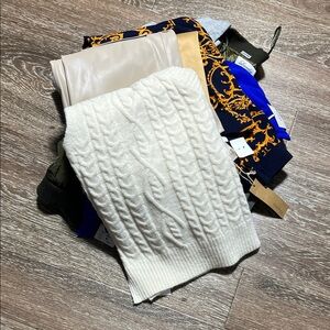 Monteau Cream Cable Knit Sweater